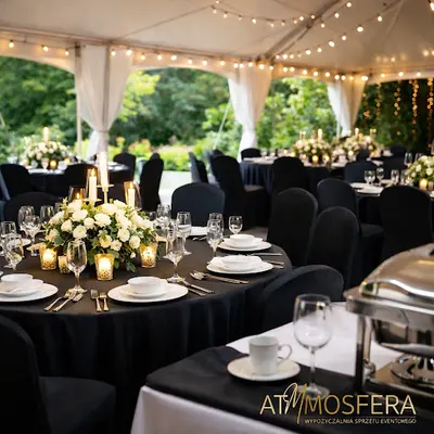 Wynajem Namiotów Imprezowych Atmosfera - Organizacja Eventów | Sprzęt Eventowy | Wypożyczalnia Stołów i Krzeseł Śląsk